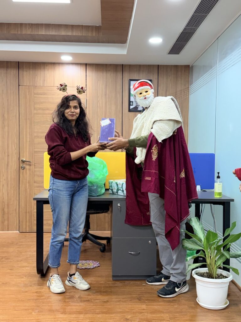 Christmas celebration and gift exchange at HapzXR